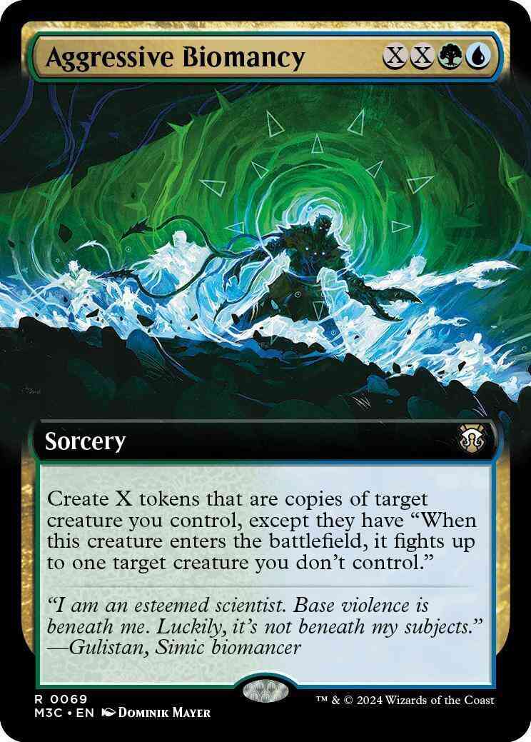 Aggressive Biomancy [69] [Extended Art] [Modern Horizons 3: Commander] [Non-Foil]
