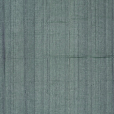 Teal Handloom Kanchi Cotton Saree With Yazhi Buttas