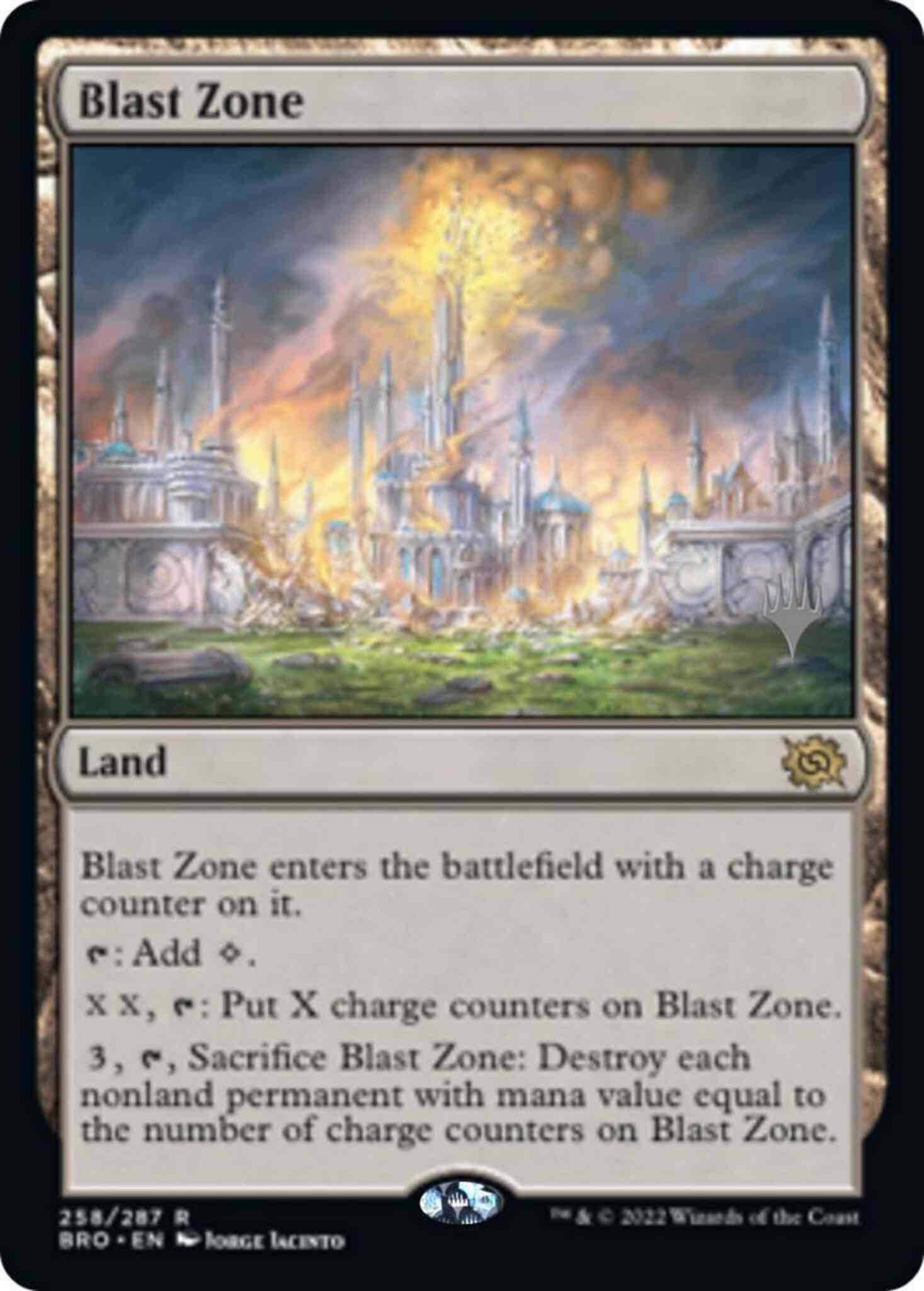 Blast Zone [258p] [Promo Pack] [The Brothers' War: Promos] [Non-Foil]