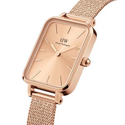 Quadro Pressed Unitone Rose Gold