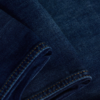 Dark Blue Tapered Fit Jeans