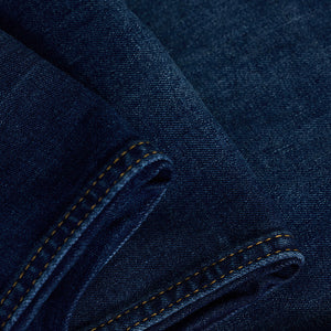 Dark Blue Tapered Fit Jeans
