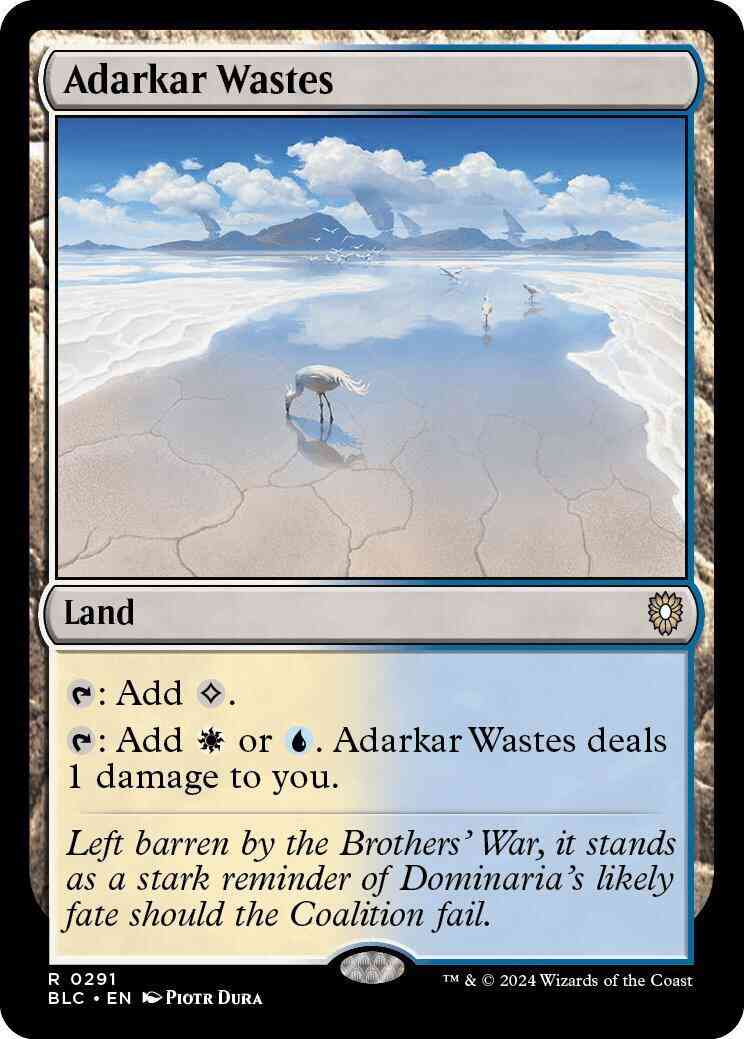 Adarkar Wastes [291] [Bloomburrow: Commander] [Non-Foil]