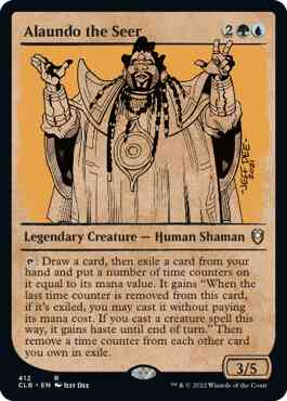 Alaundo the Seer [412] [Rulebook Showcase] [Commander Legends: Battle for Baldur's Gate] [Non-Foil]