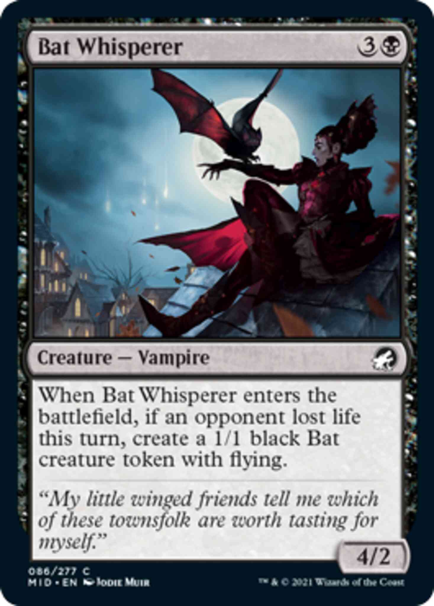 Bat Whisperer [86] [Innistrad: Midnight Hunt] [Non-Foil]