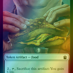Alien Angel Token (11) // Food Token (27) [Universes Beyond: Doctor Who: Tokens] [Foil]