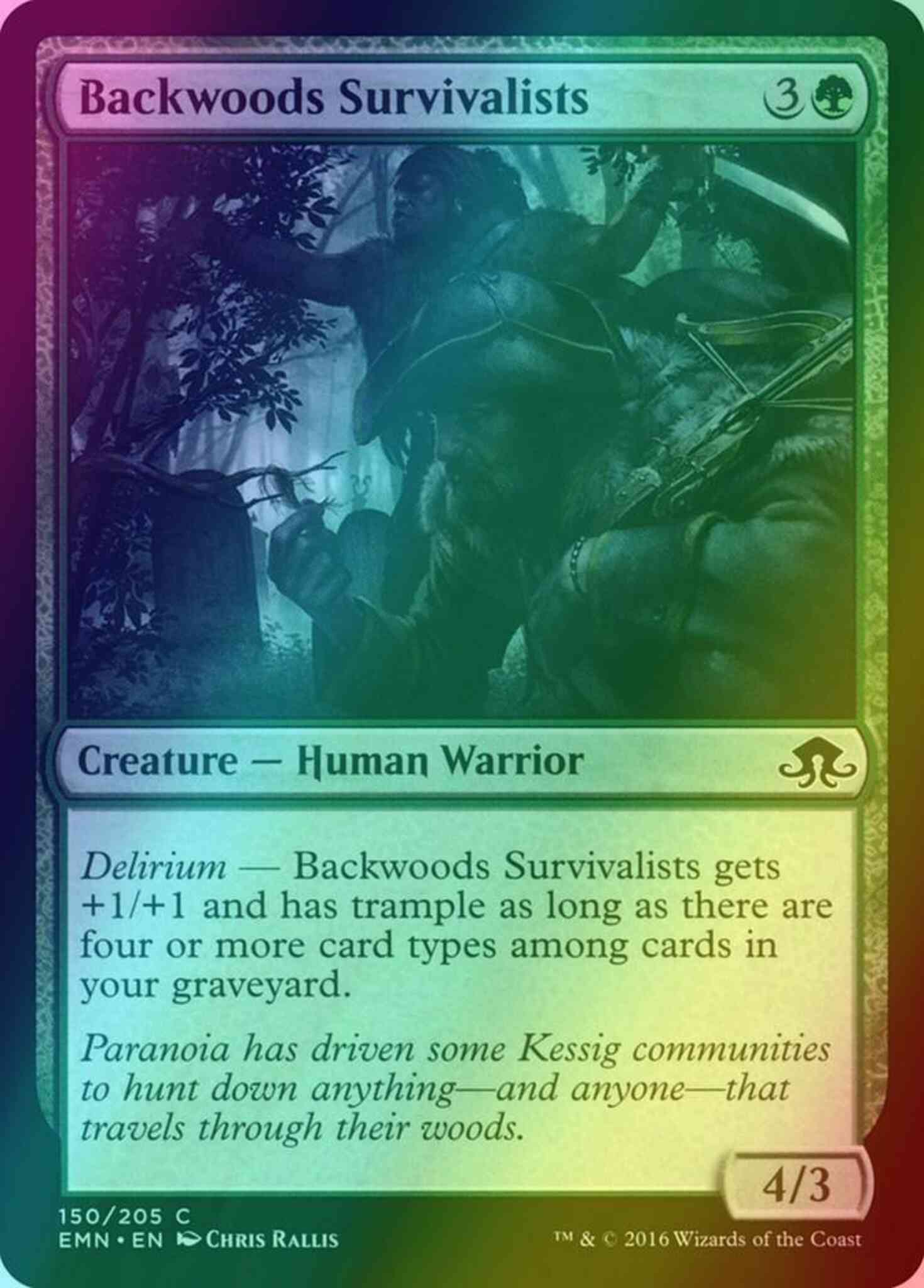 Backwoods Survivalists [150] [Eldritch Moon] [Foil]