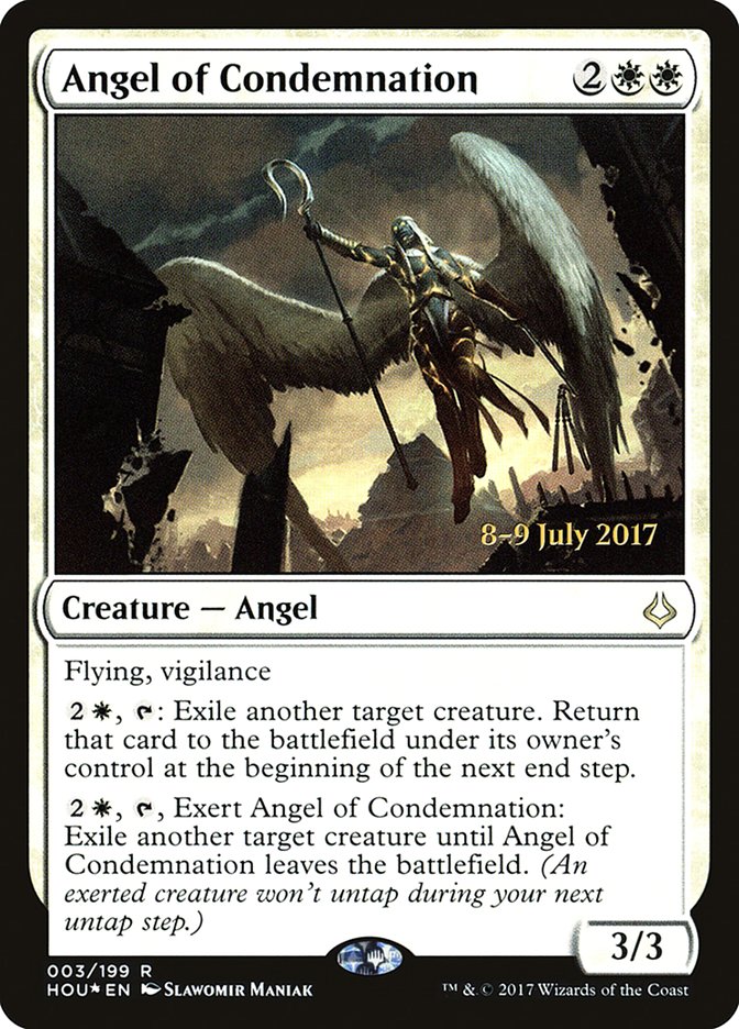 Angel of Condemnation [3s] [Hour of Devastation Promos] [Foil]