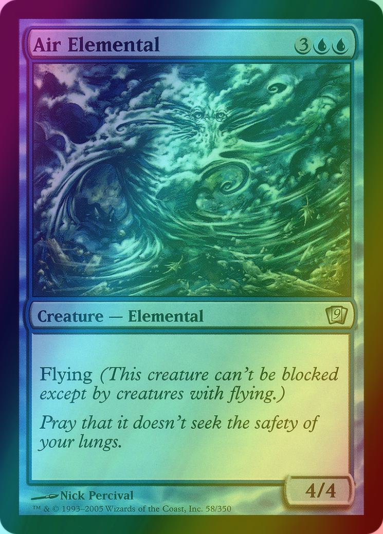 Air Elemental [58x] [Ninth Edition] [Foil]