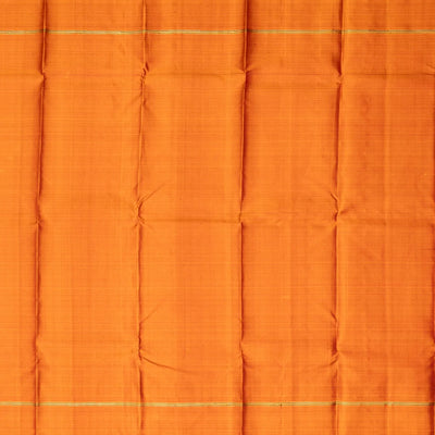 Maroon Handloom Kanchipuram Korvai Silk Saree With Temple Border