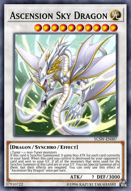 Ascension Sky Dragon - YCSW-EN007 - Super Rare - Limited