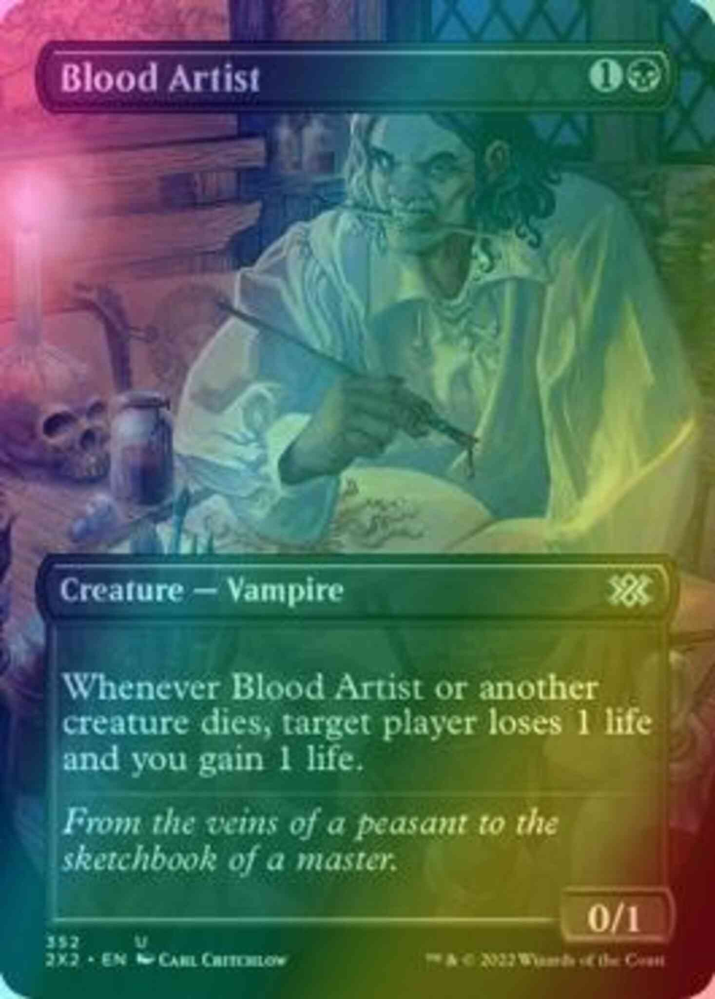 Blood Artist [352] [Borderless] [Double Masters 2022] [Foil]