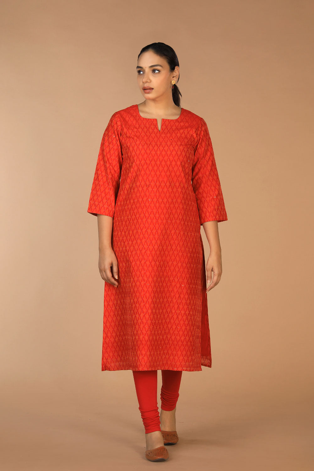 Handwoven Pochampally Silk Ikat Kurti