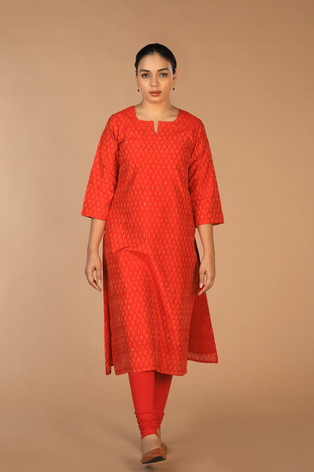 Handwoven Pochampally Silk Ikat Kurti