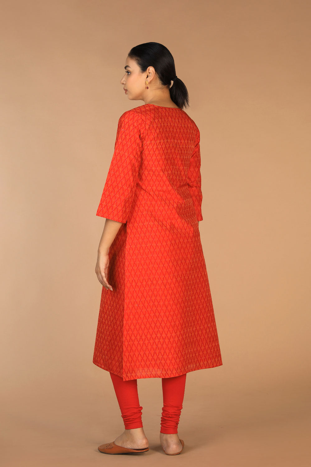 Handwoven Pochampally Silk Ikat Kurti