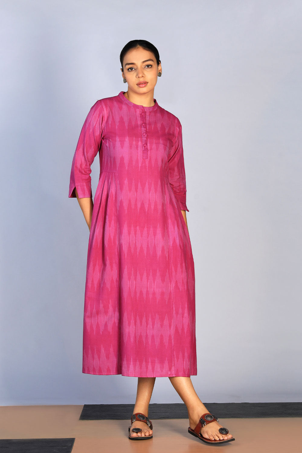 Cotton Pochampally Ikat Kurti