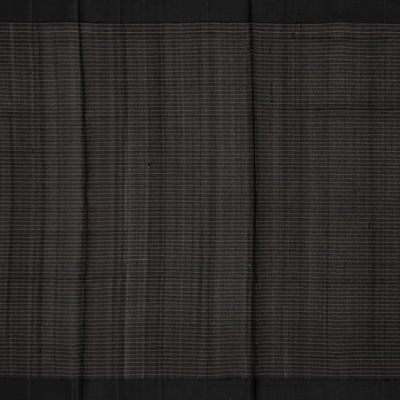 Mustard Handloom Soft Silk Saree With Checks & Contrast Border