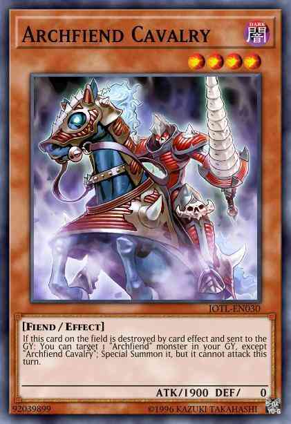 Archfiend Cavalry - JOTL-EN030 - Rare - 1st Edition