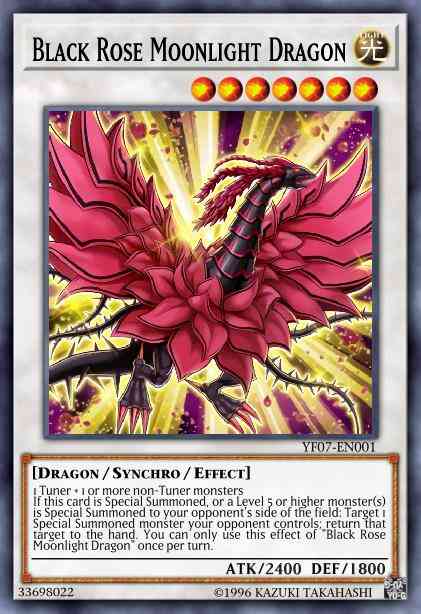 Black Rose Moonlight Dragon - YF07-EN001 - Ultra Rare - Limited