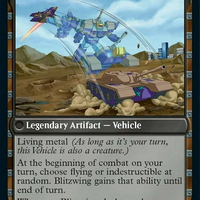 Blitzwing, Cruel Tormentor // Blitzwing, Adaptive Assailant [4] [Universes Beyond: Transformers] [Non-Foil]
