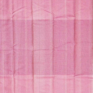 Turquoise Handloom Kanchipuram Silk Saree With Floral Jaal Motifs