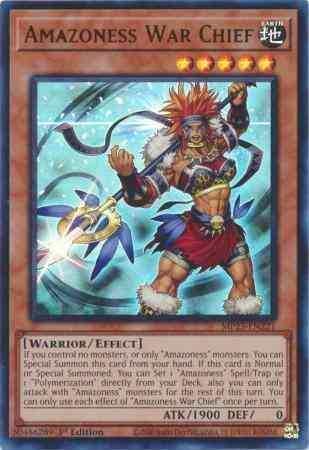 Amazoness War Chief - MP23-EN221 - Ultra Rare - 1st Edition