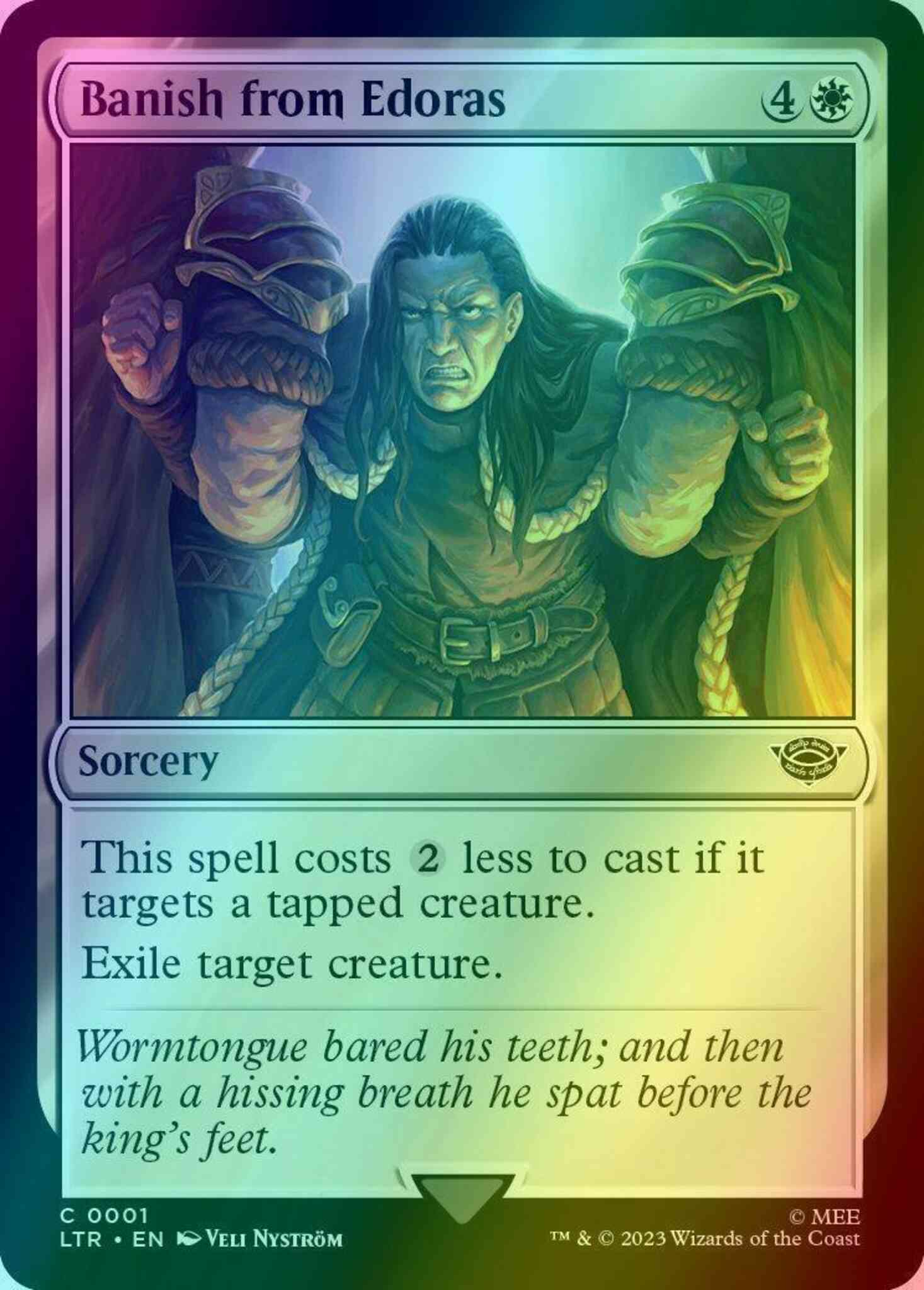 Banish from Edoras [1] [The Lord of the Rings: Tales of Middle-earth] [Foil]