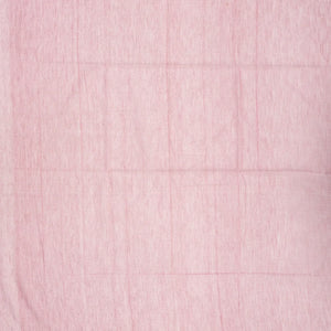 Dusty Pink Handloom Bengal Cotton Saree With Flower Buttas