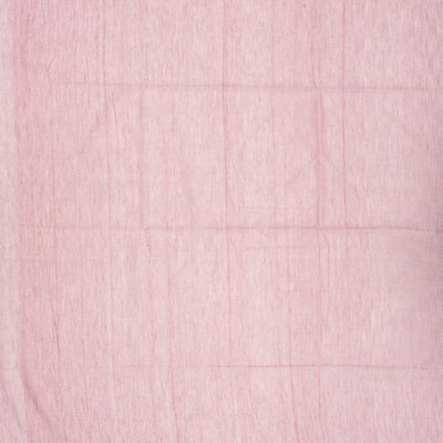 Dusty Pink Handloom Bengal Cotton Saree With Flower Buttas