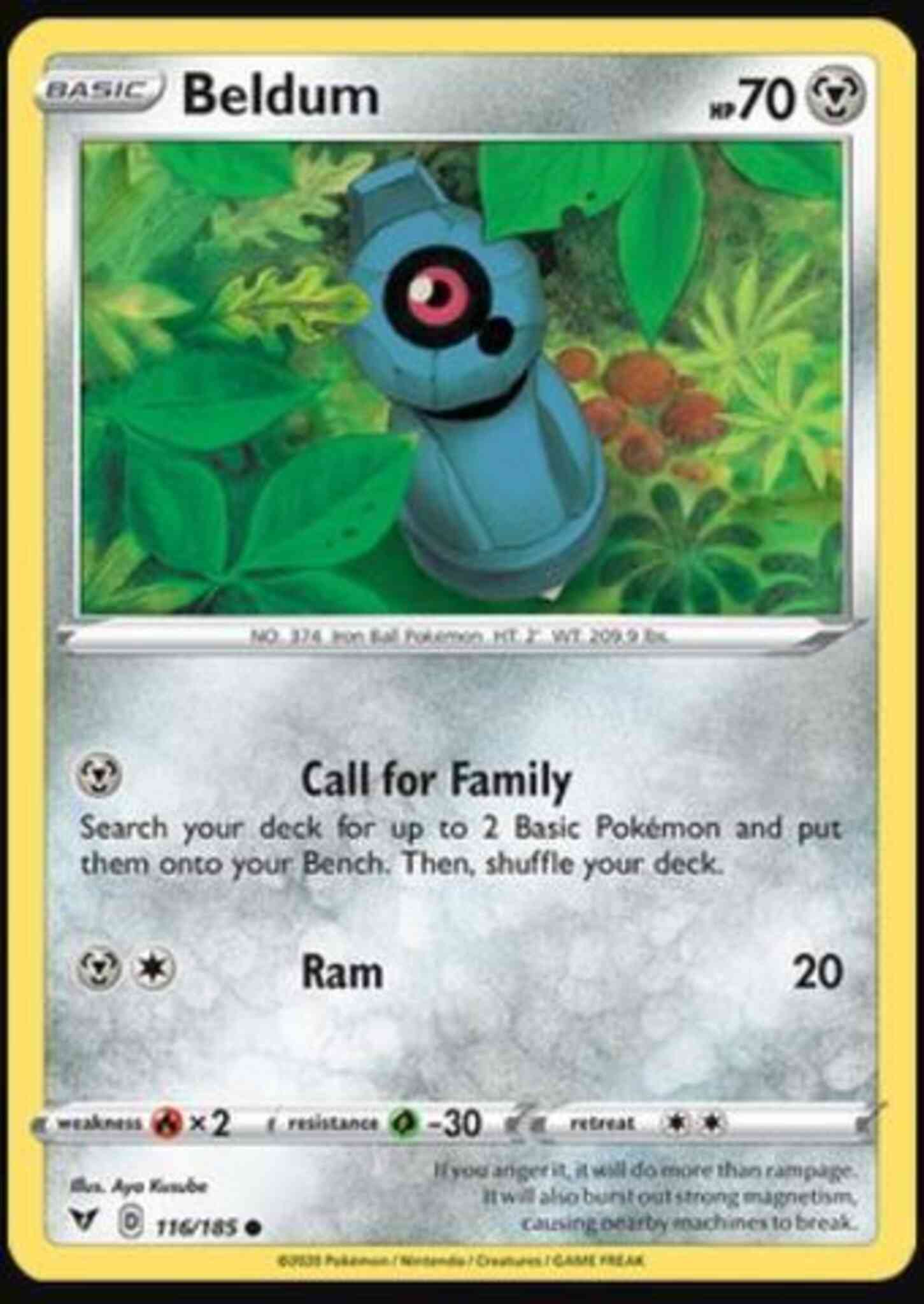 Beldum - 116/185 - Common [swsh4-116] [Non-Holo]