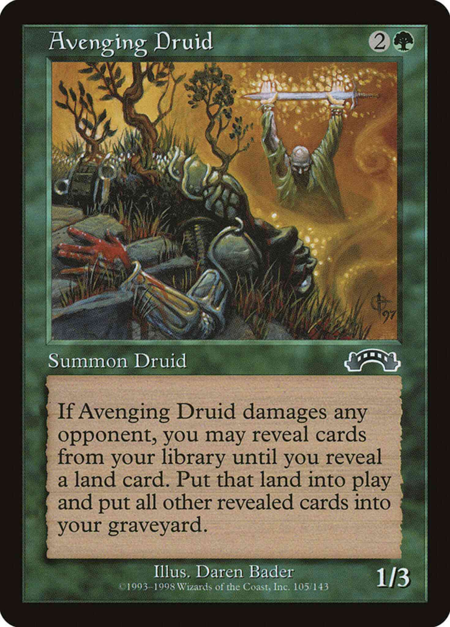 Avenging Druid [105] [Exodus] [Non-Foil]
