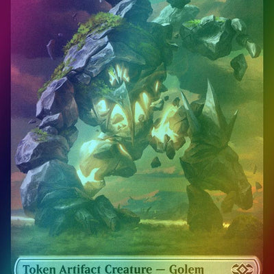Ape Token (12) // Golem Token (23) [Double Masters Tokens] [Foil]