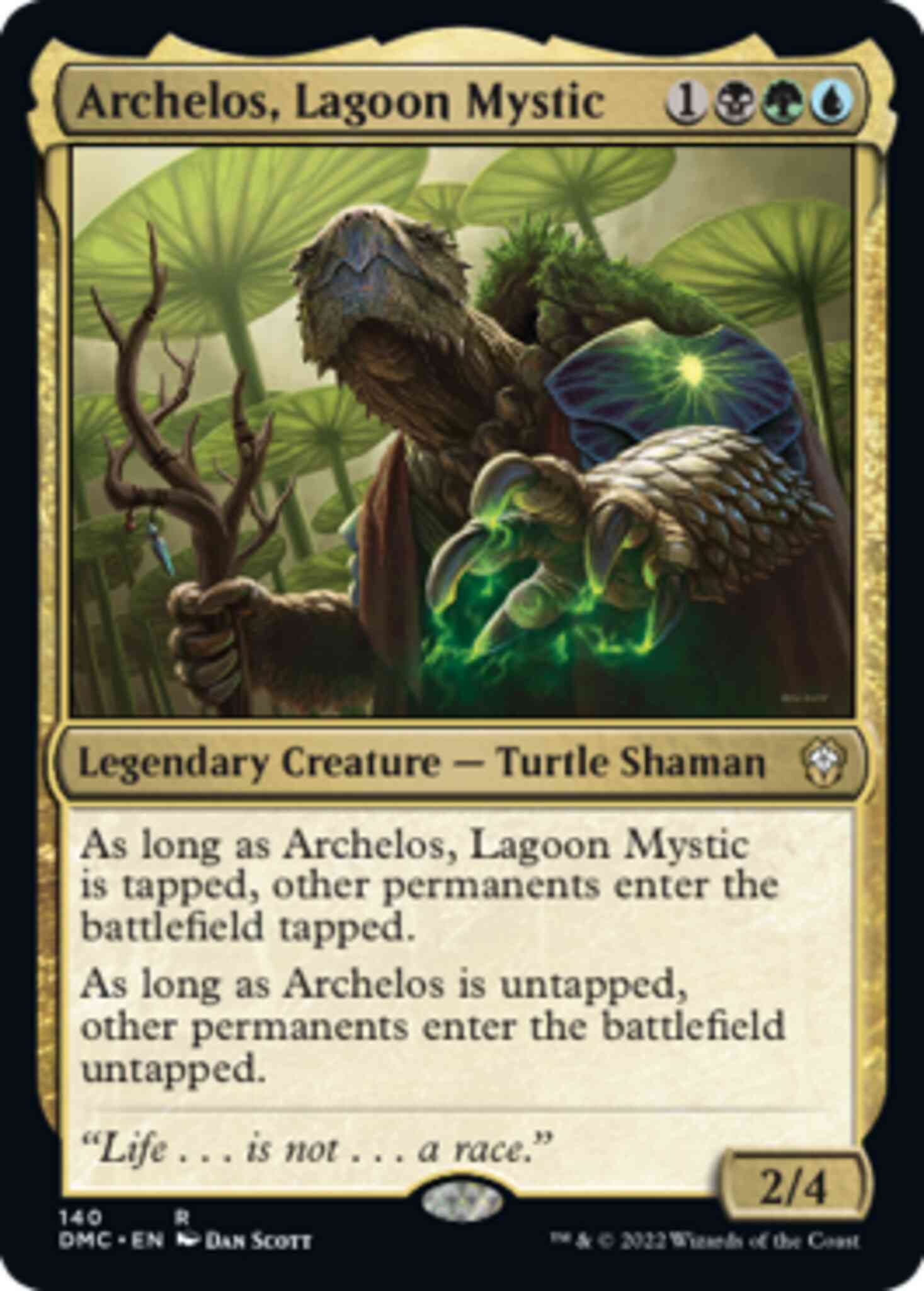 Archelos, Lagoon Mystic [140] [Dominaria United: Commander] [Non-Foil]
