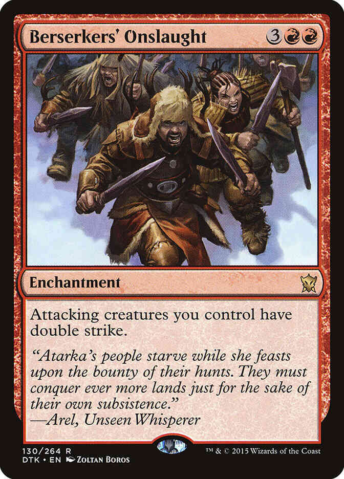 Berserkers' Onslaught [130] [Dragons Of Tarkir] [Non-Foil]