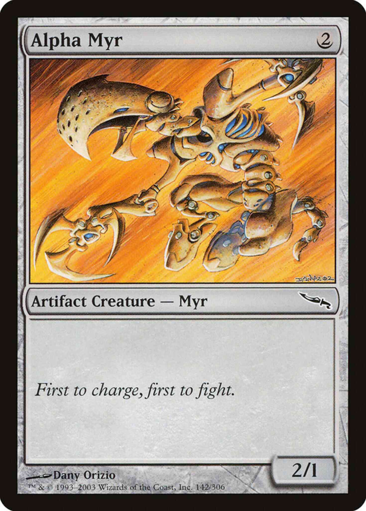 Alpha Myr [142] [Mirrodin] [Non-Foil]
