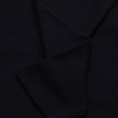 Black Textured Sweatshirt