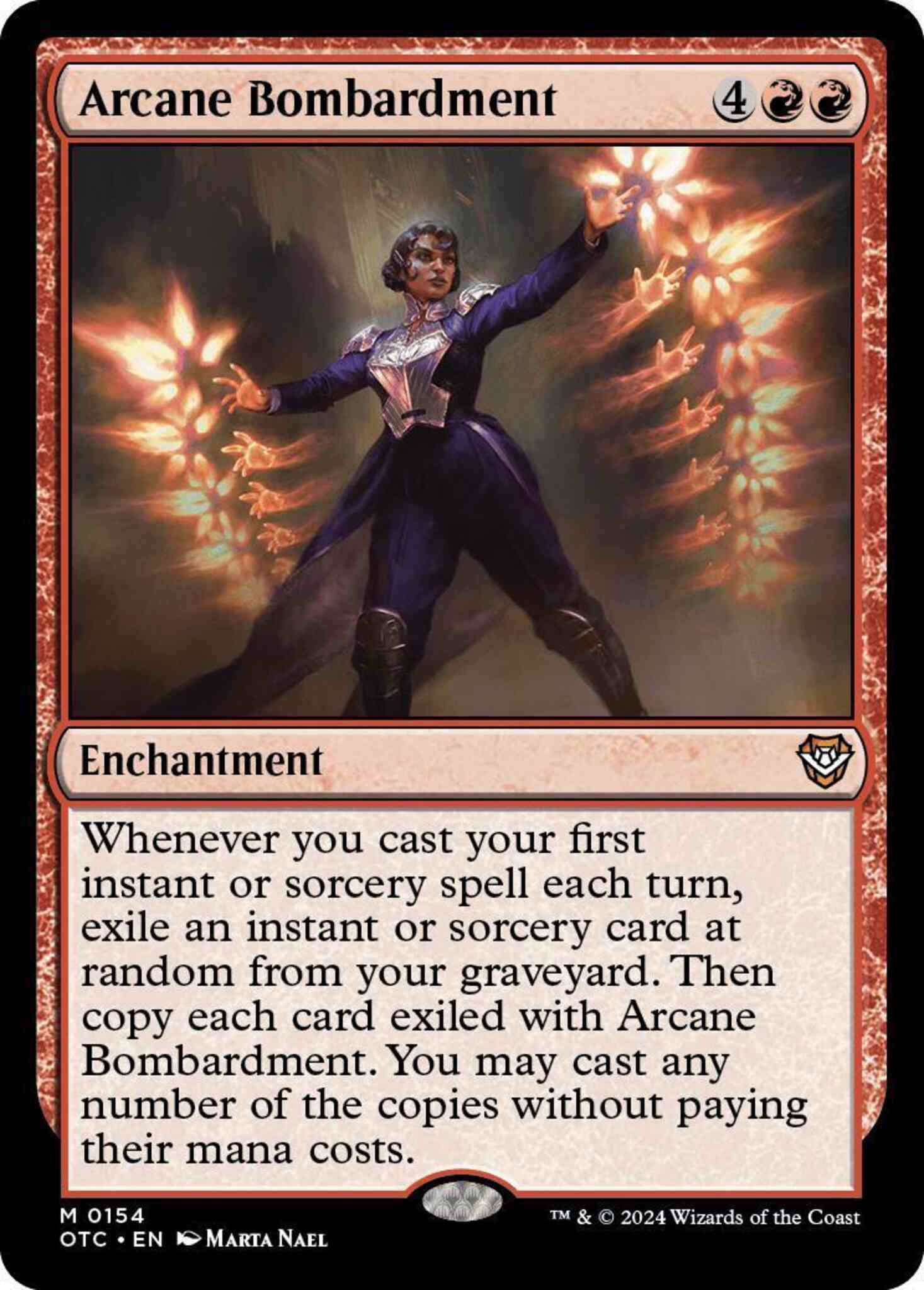 Arcane Bombardment [154] [Outlaws of Thunder Junction: Commander] [Non-Foil]