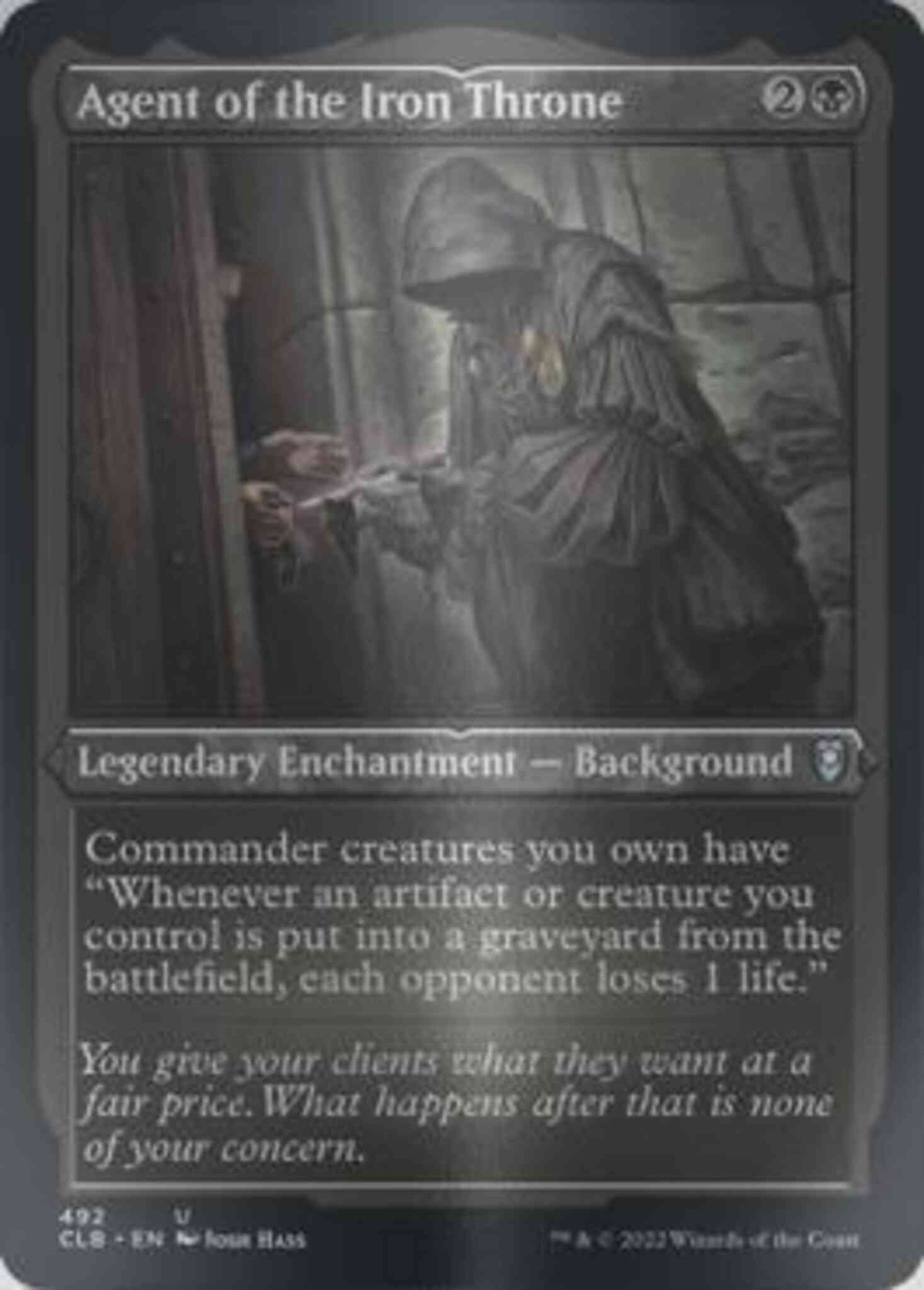 Agent of the Iron Throne [492] [Commander Legends: Battle for Baldur's Gate] [Etched Foil]
