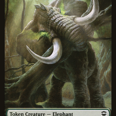 Beast Token (19) // Elephant Token (20) [Commander Legends Tokens] [Non-Foil]