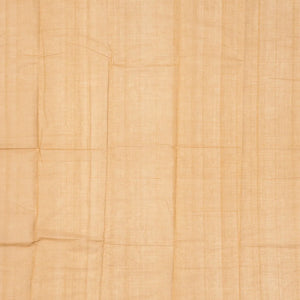 Taupe Handloom Kanchi Cotton Saree With Annam Zari Buttas.