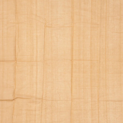 Taupe Handloom Kanchi Cotton Saree With Annam Zari Buttas.