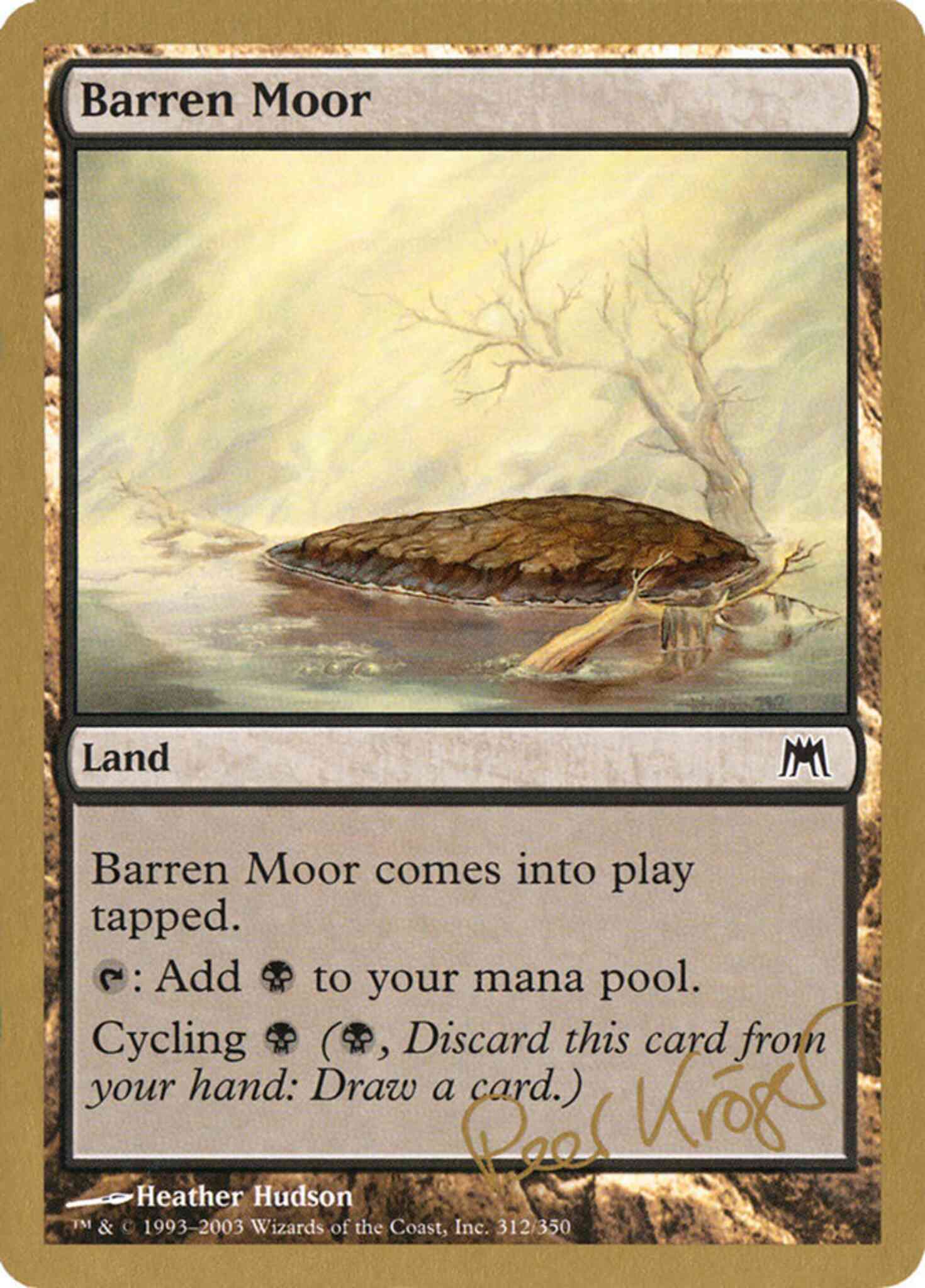 Barren Moor [pk312] [World Championship Decks 2003] [Non-Foil]