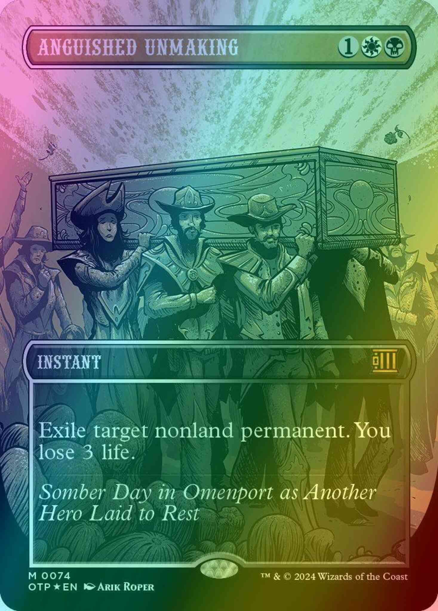 Anguished Unmaking [74] [Borderless] [Breaking News] [Textured Foil]