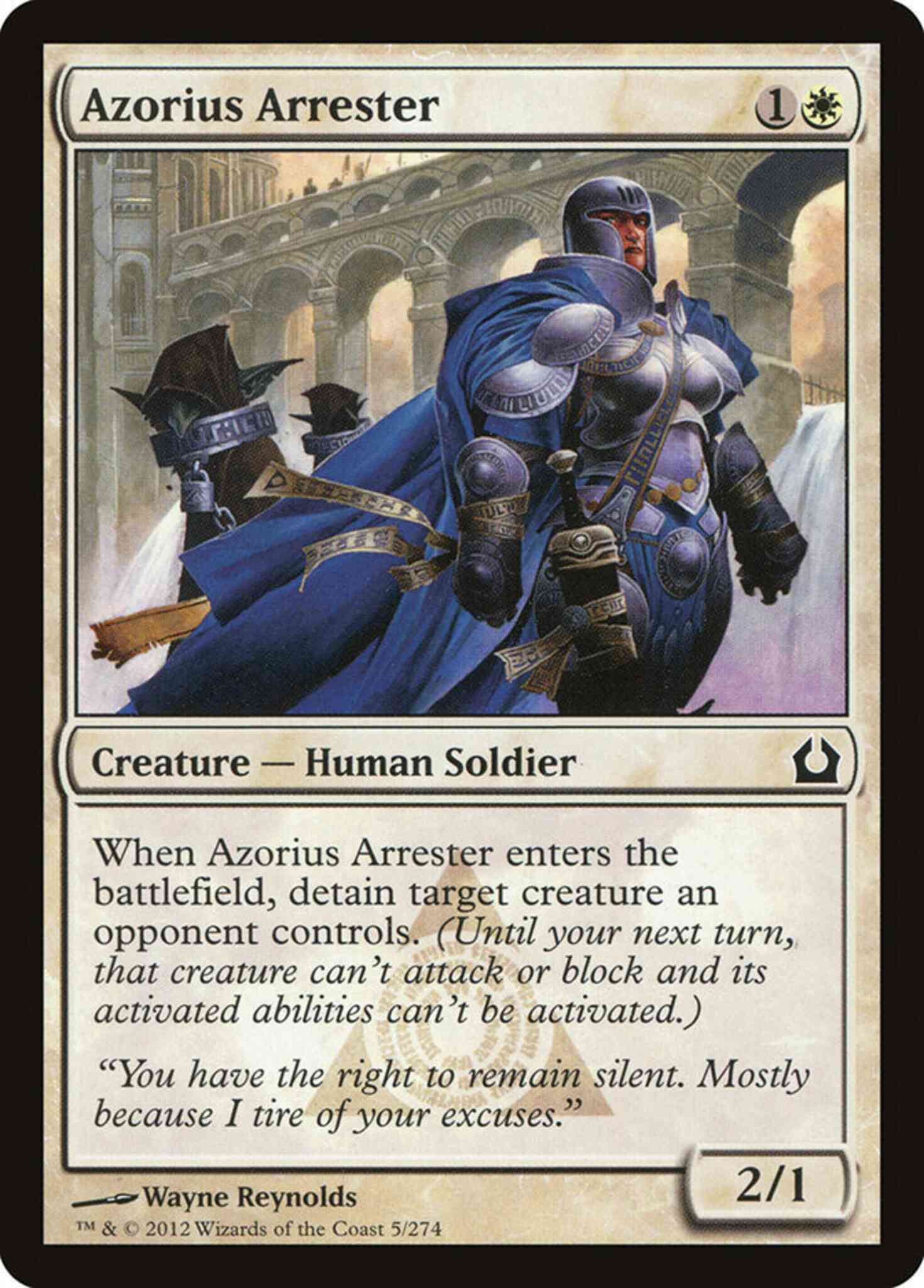 Azorius Arrester [5] [Return To Ravnica] [Non-Foil]