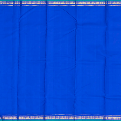 Mango Yellow Handloom Kanchipuram Korvai Silk Saree With Contrast Border