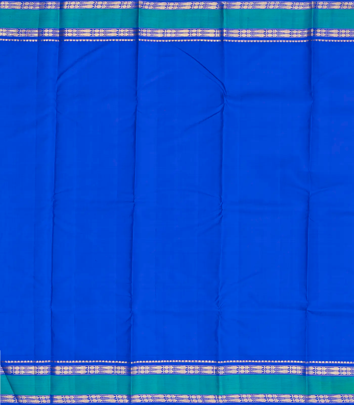 Mango Yellow Handloom Kanchipuram Korvai Silk Saree With Contrast Border