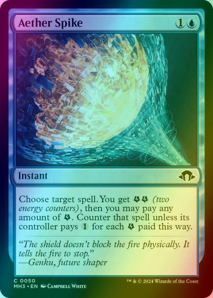 Aether Spike [50] [Modern Horizons 3] [Foil]