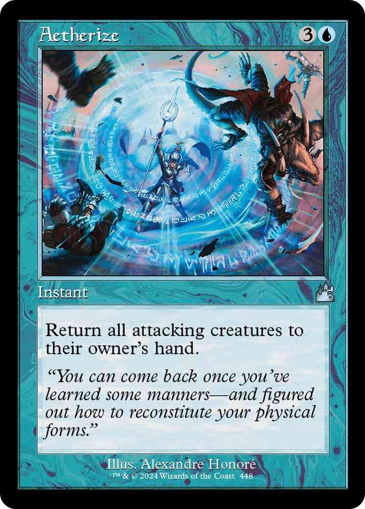 Aetherize [448] [Retro Frame] [Ravnica Remastered] [Non-Foil]