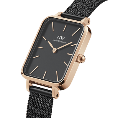 Quadro Pressed Ashfield Black & Rose Gold