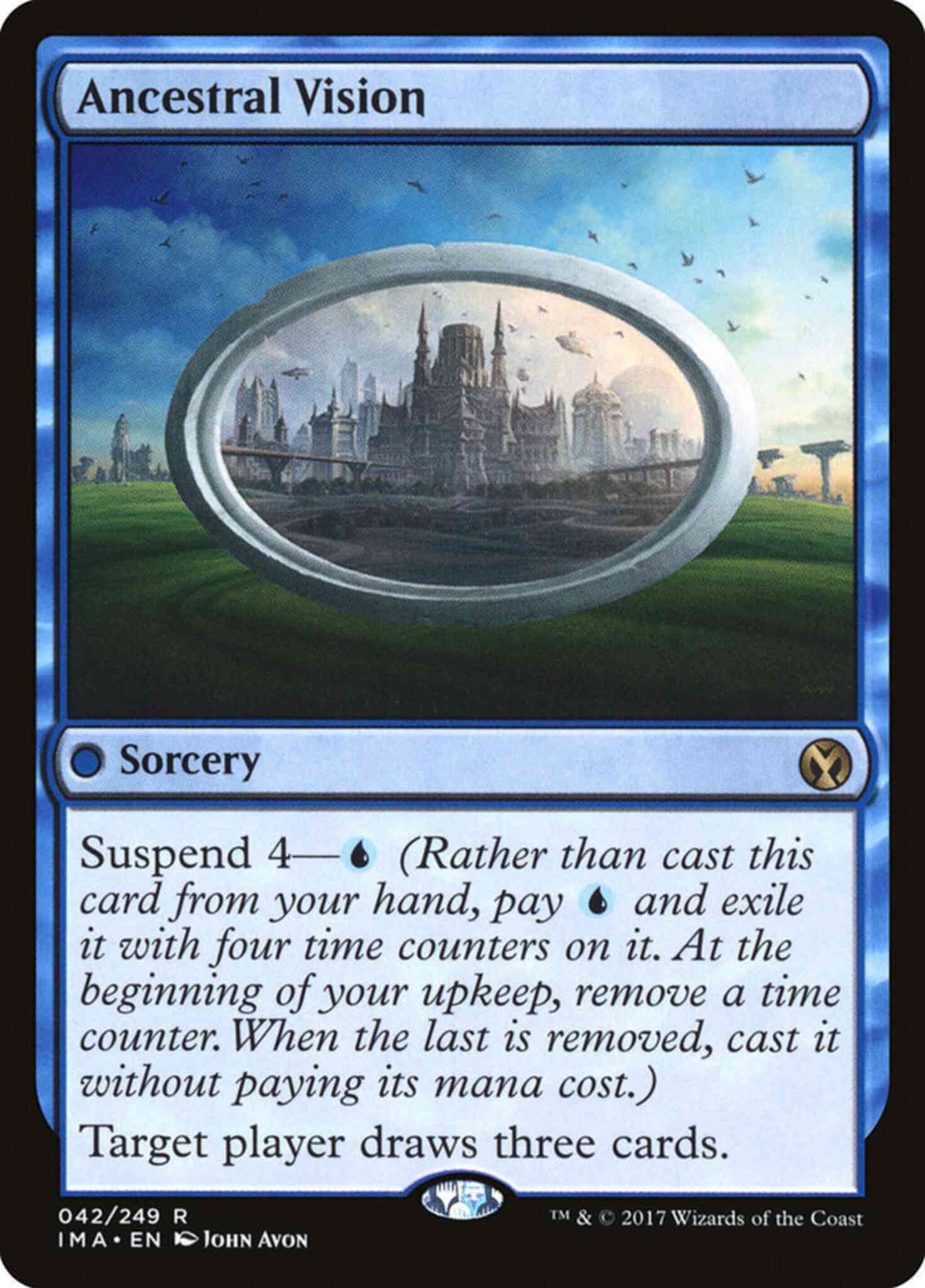 Ancestral Vision [42] [Iconic Masters] [Non-Foil]